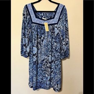 COPY - G - Michael Kors Blue/White Slip Dress